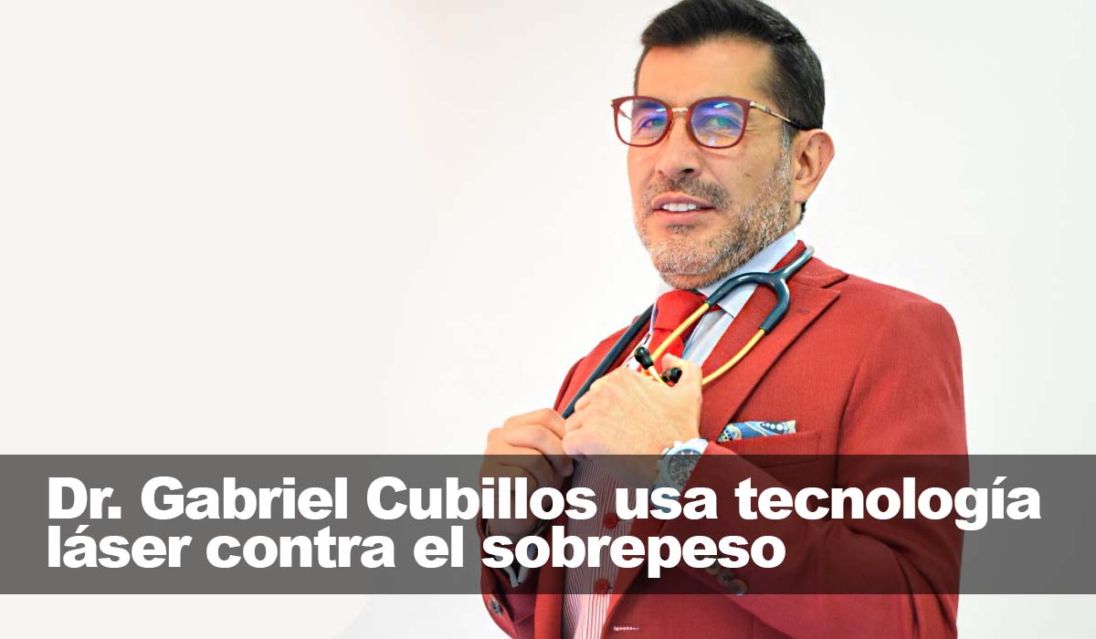 El Dr. Gabriel Cubillos se sirve de la tecnología láser para enfrentar la obesidad y el exceso de peso